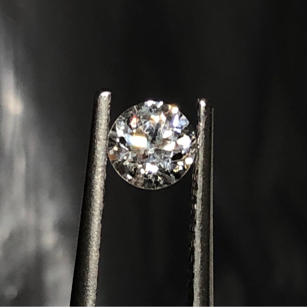Loose 0.45ct Natural old mined cut round Dianonf E color VVS2